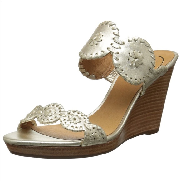 Jack Rogers Shoes - Jack Rogers Luccia Wedges size 8